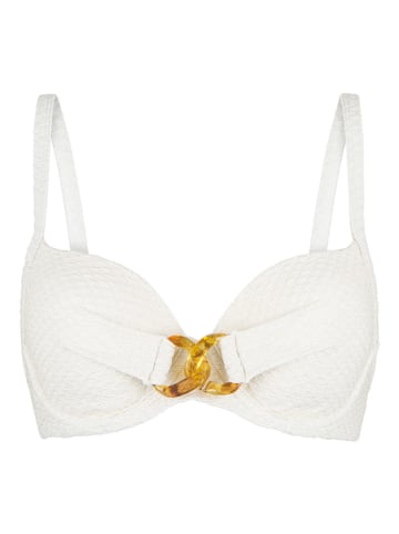 Linga Dore Bikini-Oberteil in Weiß