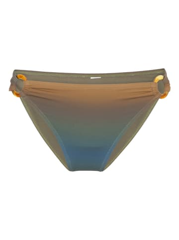 Linga Dore Bikini-Hose in Hellbraun/ Blau