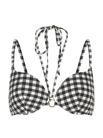 Linga Dore Bikini-Oberteil in Schwarz/ Weiß