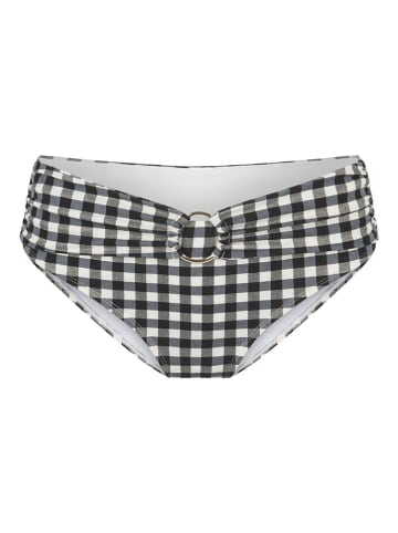 Linga Dore Bikini-Hose in Schwarz/ Weiß