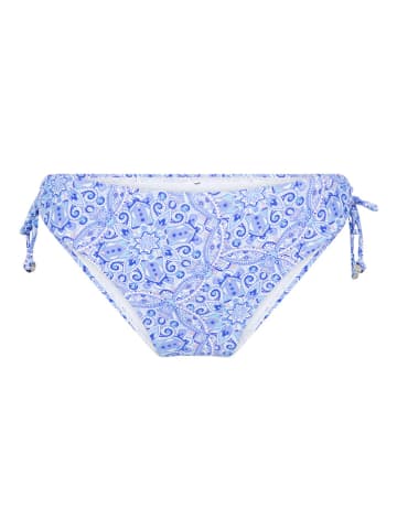 Linga Dore Bikini-Hose in Blau/ Weiß