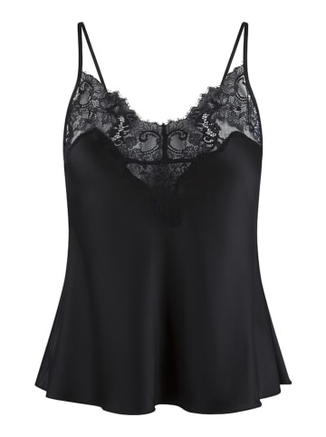 Linga Dore Pyjama-Oberteil in Schwarz