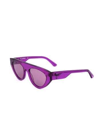 Karl Lagerfeld Damskie okulary przeciwsłoneczne w kolorze fioletowym