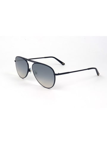 Web Unisex-Sonnenbrille in Schwarz/ Blau
