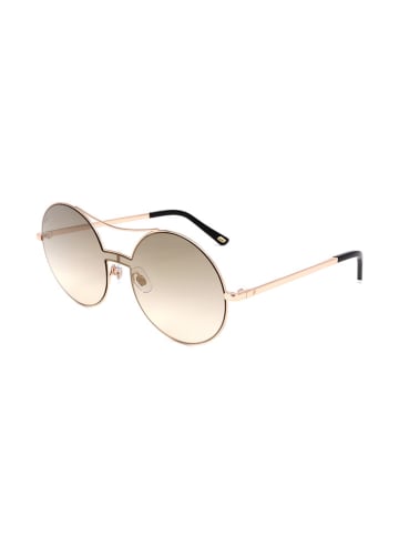 Web Damen-Sonnenbrille in Gold/ Beige