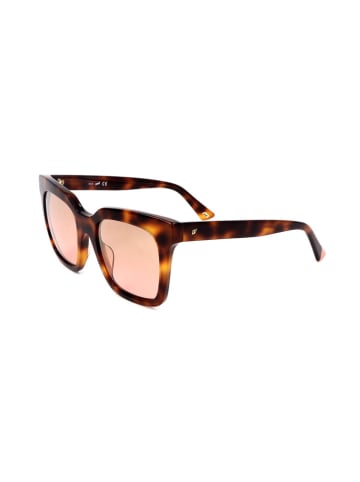 Web Damen-Sonnenbrille in Braun-Hellbraun/ Orange