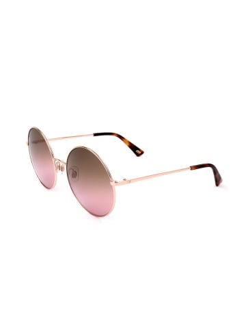 Web Damen-Sonnenbrille in Gold/ Rosa