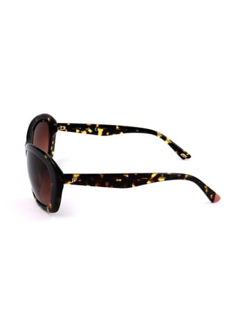 Web Damen-Sonnenbrille in Braun/ Schwarz