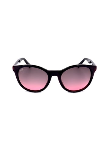 Web Damen-Sonnenbrille in Schwarz/ Rosa
