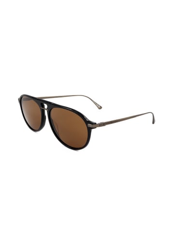 Web Herren-Sonnenbrille in Schwarz/ Hellbraun