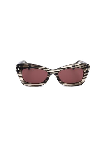 Web Damen-Sonnenbrille in Beige/ Braun