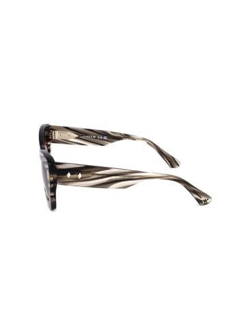 Web Damen-Sonnenbrille in Beige/ Braun