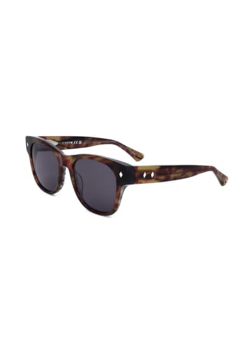 Web Herren-Sonnenbrille in Braun/ Dunkelblau