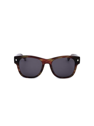 Web Herren-Sonnenbrille in Braun/ Dunkelblau