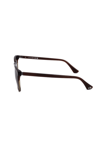 Web Herren-Sonnenbrille in Braun-Beige/ Khaki