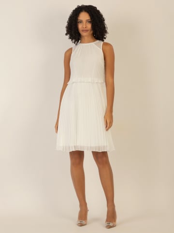 APART Plisseekleid in Weiß