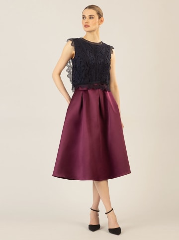 APART Kanten top donkerblauw