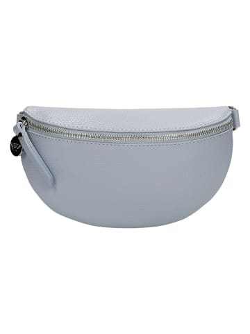 Wojas Leder-Brustbeutel in Hellblau - (B)22 x (H)14 x (T)6 cm