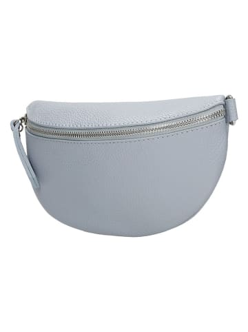 Wojas Leder-Brustbeutel in Hellblau - (B)22 x (H)14 x (T)6 cm