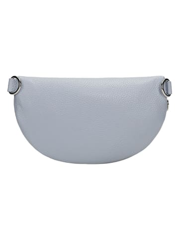 Wojas Leder-Brustbeutel in Hellblau - (B)22 x (H)14 x (T)6 cm