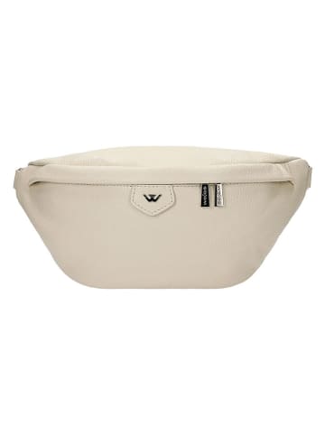 Wojas Skórzana saszetka w kolorze beżowym - 36 x 13 x 3 cm