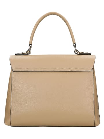 Wojas Leder-Henkeltasche in Beige - (B)30 x (H)24,5 x (T)8,5 cm
