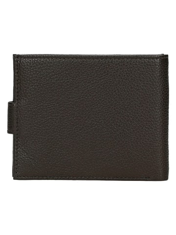Wojas Leder-Geldbörse in Braun - (B)13 x (H)9,8 x (T)2 cm