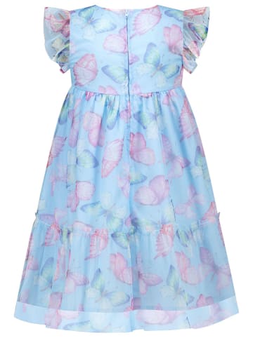 Topo Kleid in Hellblau