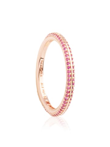 Pandora Rosévergulde ring met zirkonia