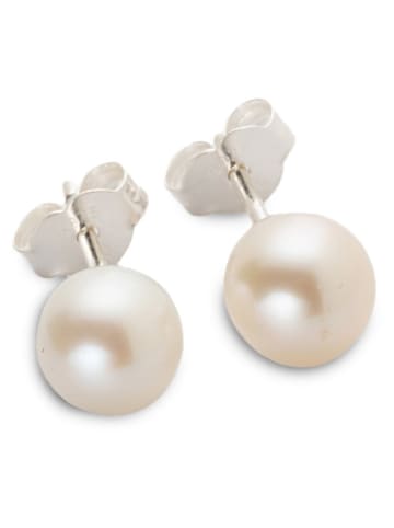 Pandora Srebrne kolczyki-wkrętki z perłami