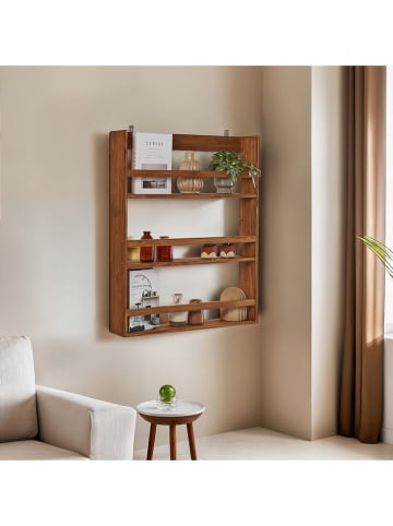 Scandinavia Concept Regał ścienny w kolorze jasnobrązowym - 73 x 90 x 14 cm