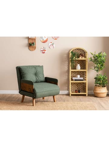 Scandinavia Concept Slaapbank "Cosmo Single" groen - (B)77 x (H)82 x (D)70 cm