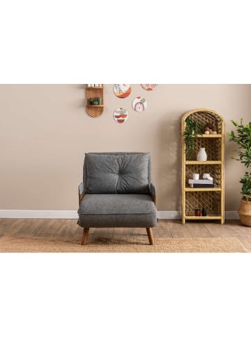 Scandinavia Concept Sofa "Cosmo Single" w kolorze jasnoszarym - 77 x 82 x 70 cm