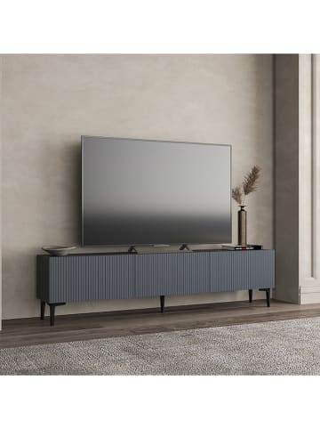 Scandinavia Concept TV-meubel "Oscar" antraciet - (B)180 x (H)45 x (D)31,4 cm