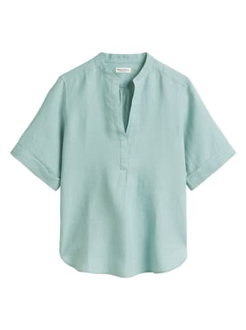 Marc O'Polo Leinen-Bluse in Türkis
