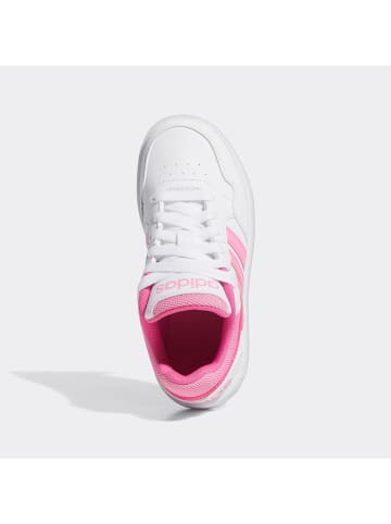adidas Sneakersy "Hoops 3.0" w kolorze biało-jasnoróżowym