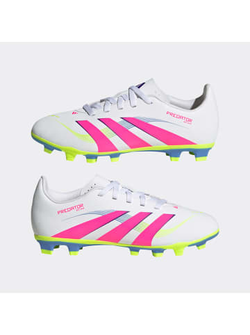adidas Nocken-Fußballschuhe "PREDATOR CLUB" in Weiß/ Pink/ Gelb
