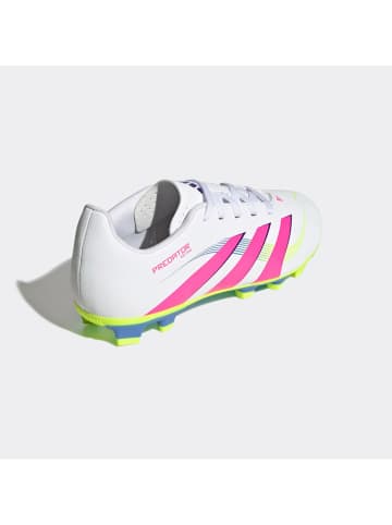 adidas Nocken-Fußballschuhe "PREDATOR CLUB" in Weiß/ Pink/ Gelb