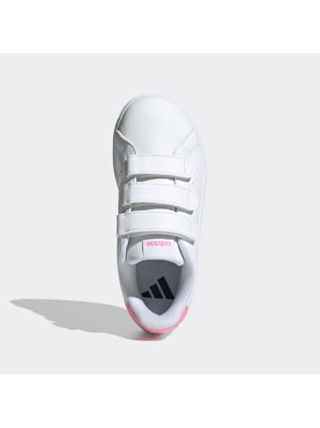 adidas Sneakersy "ADVANTAGE BASE 2.0" w kolorze biało-jasnoróżowym