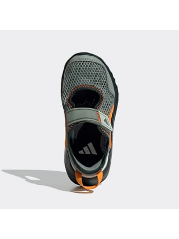 adidas Półsandały "SUMMERFLEX" w kolorze zielono-pomarańczowym