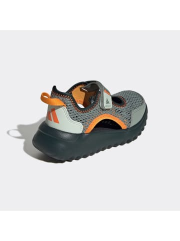 adidas Halbsandalen "SUMMERFLEX" in Grün/ Orange