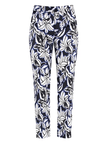 Gerry Weber Hose in Weiß/ Schwarz/ Blau