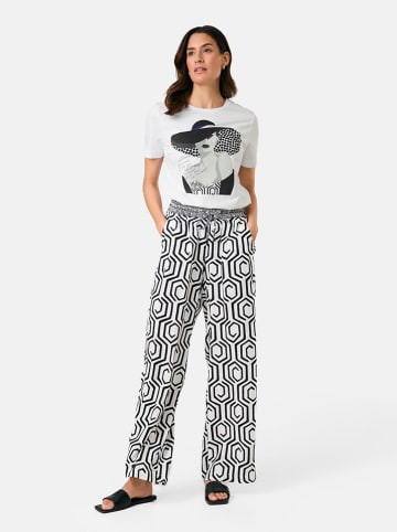 Gerry Weber Hose in Weiß/ Schwarz