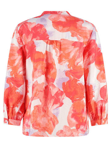 Gerry Weber Bluse in Weiß/ Orange/ Rot