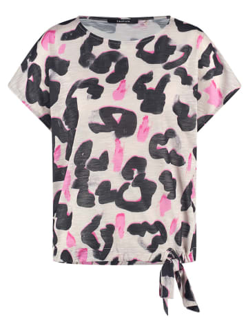 TAIFUN Shirt beige/lichtroze/zwart