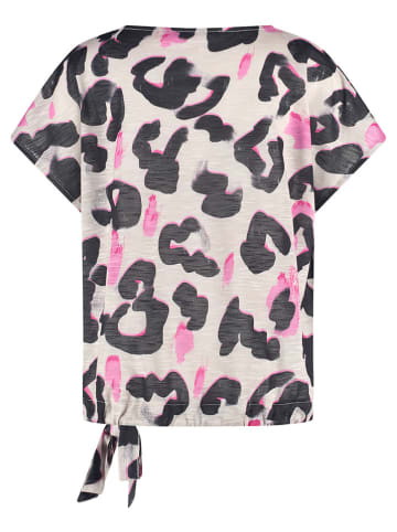 TAIFUN Shirt beige/lichtroze/zwart
