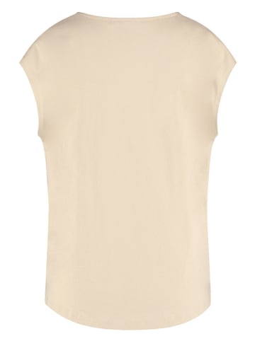 TAIFUN Shirt in Beige/ Schwarz/ Rosa