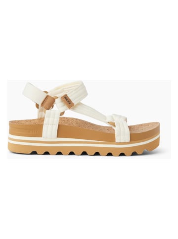Reef Sandalen wit/lichtbruin