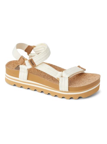 Reef Sandalen wit/lichtbruin