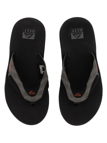 Reef Zehentrenner "Fanning" in Grau/ Schwarz